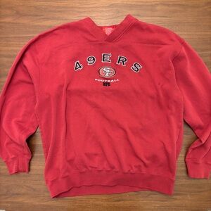 Vintage NFL 49ers Red Sweatshirt